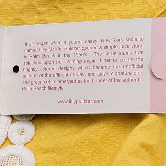 Lilly Pulitzer Yellow Jacqueline Shift Dress (NWT) - Picture 10 of 14